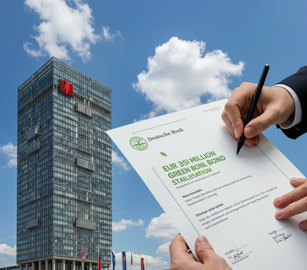 Deutsche Bank Completes €350M DWS Green Bond Stabilization Effort