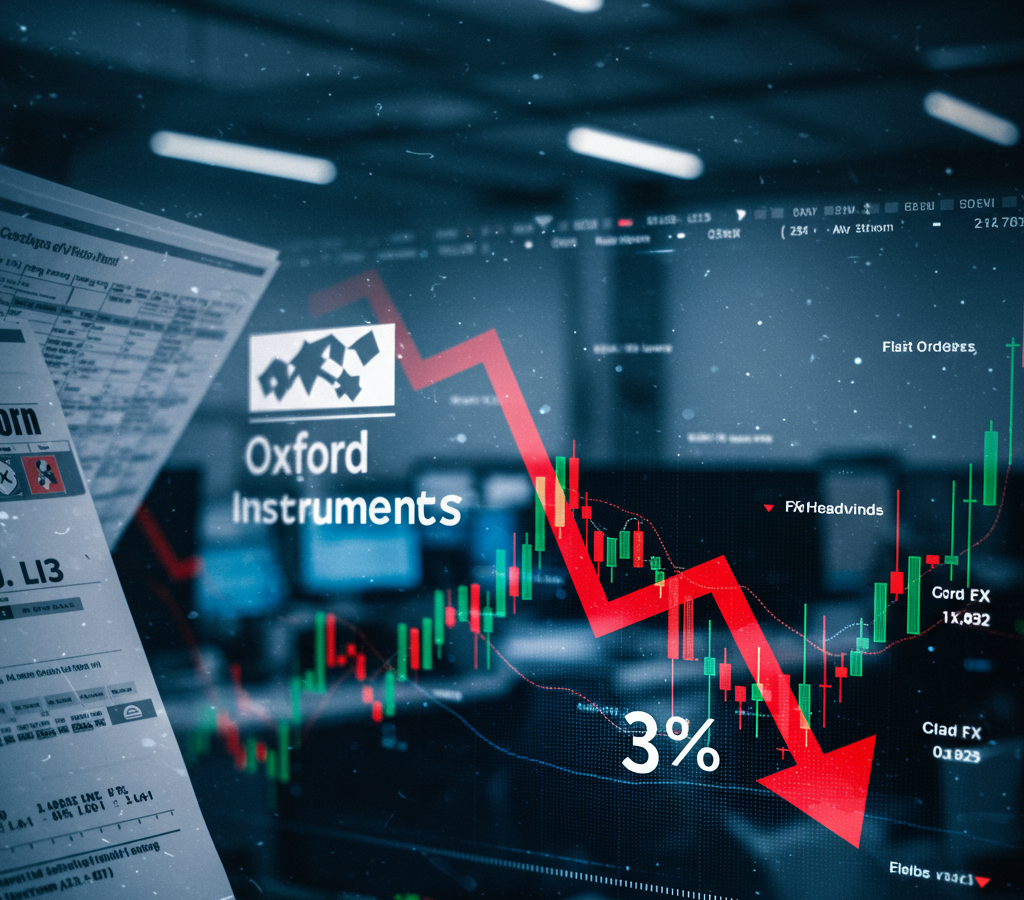 Oxford Instruments Shares Dip on Flat Orders and FX Pressures