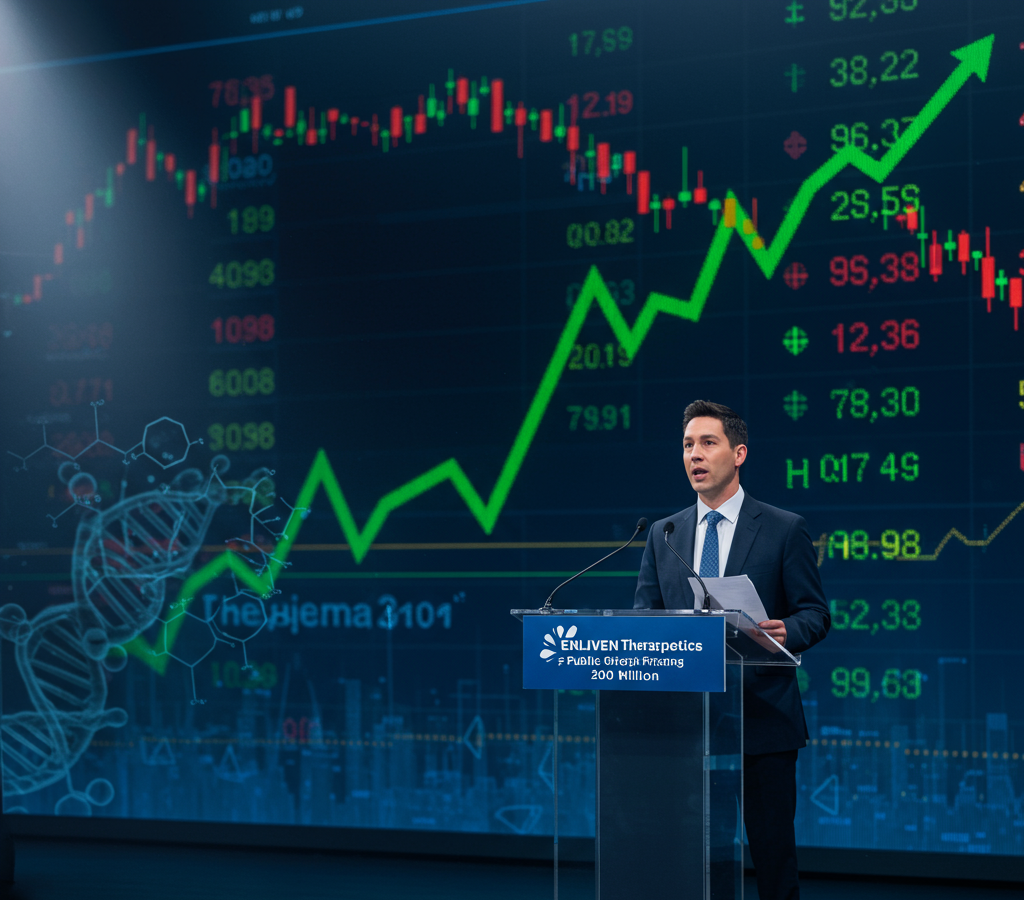Enliven Therapeutics Raises $200 Million in Public Offering